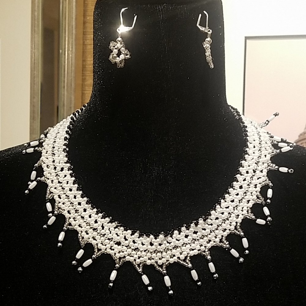 Handmade Neckless and Earring Set